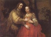 REMBRANDT Harmenszoon van Rijn Portrait of Two Figures from the Old Testament Spain oil painting artist